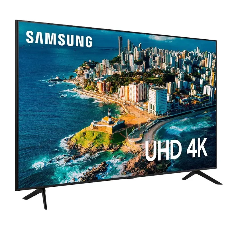 Smart TV Samsung 43" UHD 4K 43CU7700 2023, Processador Crystal 4K, Visual Livre de Cabos, Alexa