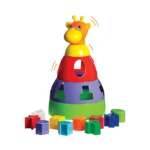 Girafa Brinquedo Didático Educativo com Blocos Mercotoys - 01