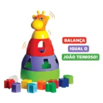 Girafa Brinquedo Didático Educativo com Blocos Mercotoys - 03