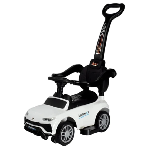 Carrinho de Passeio Quadriciclo Infantil com Empurrador Multmaxx (Branco)